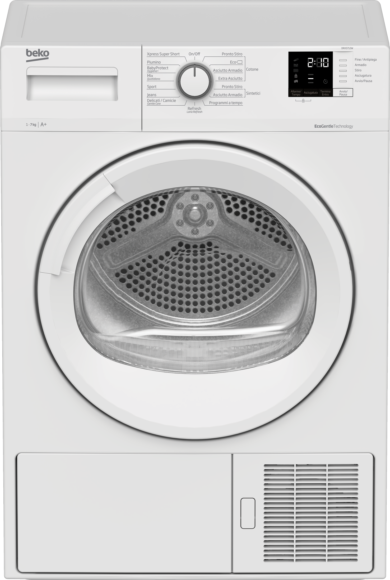 Asciugatrice frontale Beko DRXS712W da MD Discount: in offerta al prezzo di 369 euro