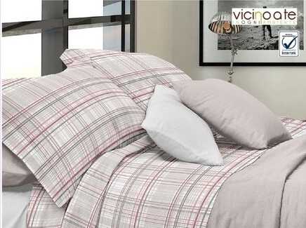 Completo letto matrimoniale in flanella Vicino a Te da Eurospin: offerta shock al prezzo di 19 euro